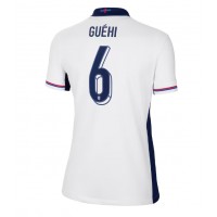 Camiseta Inglaterra Marc Guehi #6 Primera Equipación Replica Eurocopa 2024 para mujer mangas cortas